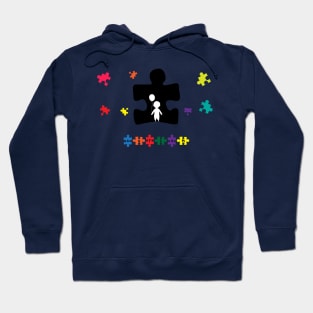 Autism Awareness Amazing Cute Funny Colorful Motivational Inspirational Gift Idea for Autistic Hoodie